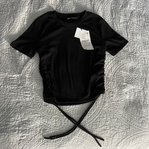 zara NWT ruched top